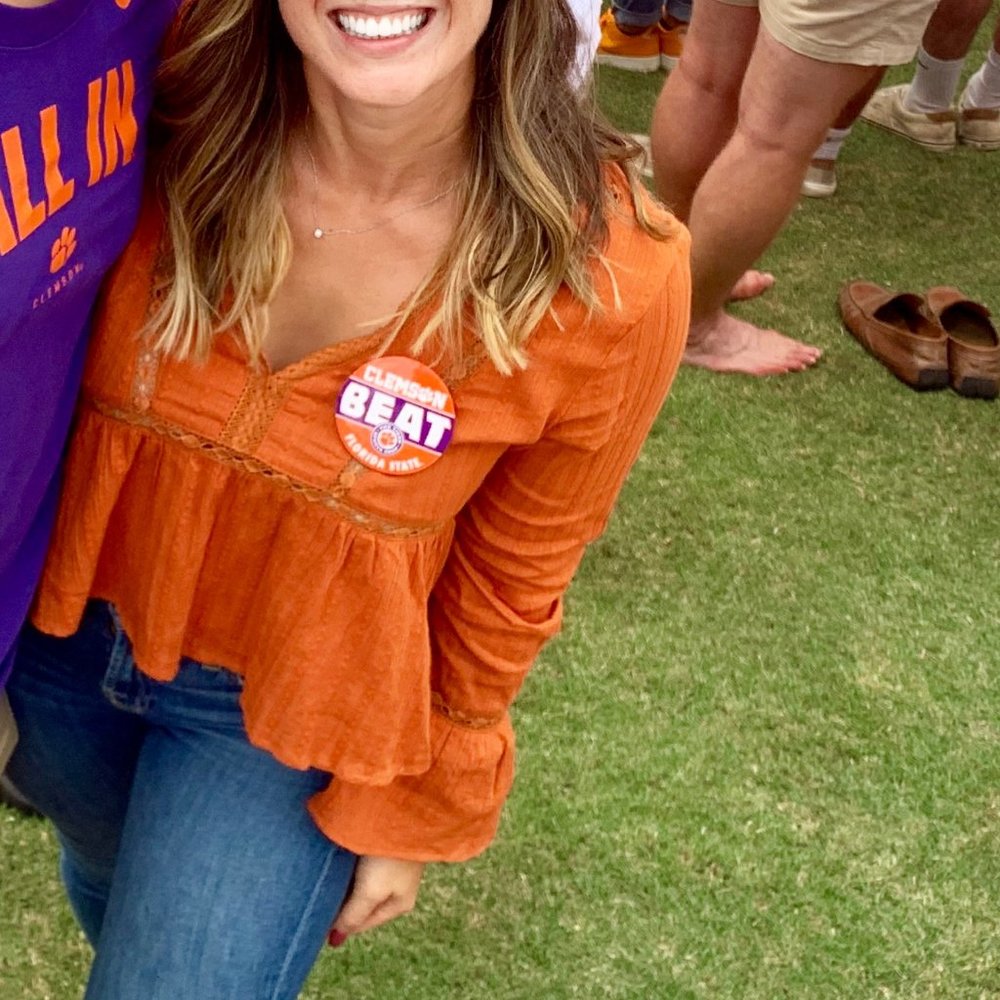 Love Riche Burnt Orange Long Sleeve Top